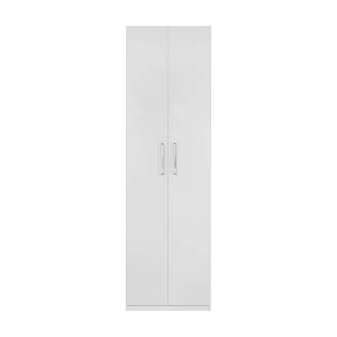 GUARDA-ROUPA 2 PORTAS 5 PRATELEIRAS 35 MAXIMUS - BRANCO - Foto 1