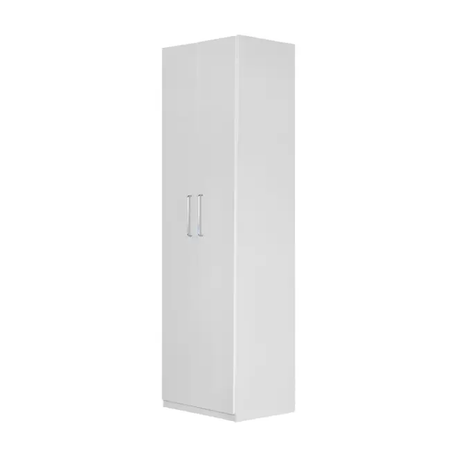 GUARDA-ROUPA 2 PORTAS 5 PRATELEIRAS 35 MAXIMUS - BRANCO - Foto 2