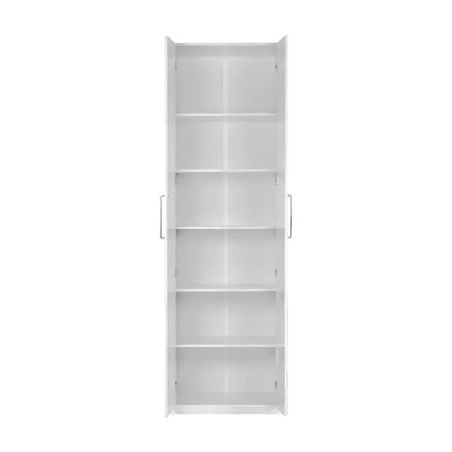 GUARDA-ROUPA 2 PORTAS 5 PRATELEIRAS 35 MAXIMUS - BRANCO - Foto 3