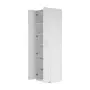GUARDA-ROUPA 2 PORTAS 5 PRATELEIRAS 35 MAXIMUS - BRANCO - Foto 4