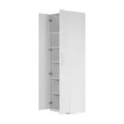 GUARDA-ROUPA 2 PORTAS 5 PRATELEIRAS 35 MAXIMUS - BRANCO - Foto 4