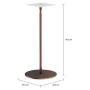 BASE DE MESA LATERAL 56 CM STON - COBRE - Foto 2