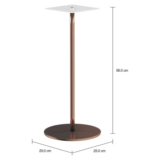 BASE DE MESA LATERAL 56 CM STON - COBRE - Foto 2