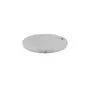 TAMPO DE MESA LATERAL PEDRA REDONDO 25 CM STON - BRANCO ESPÍRITO SANTO - Foto 1