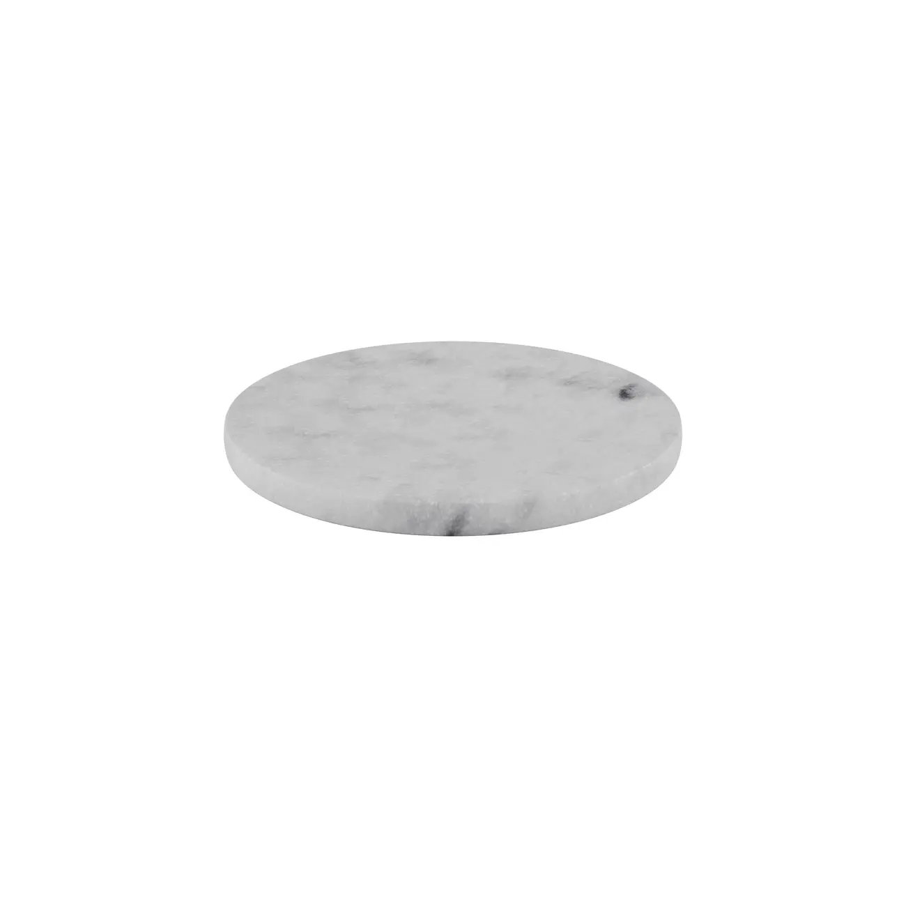 TAMPO DE MESA LATERAL PEDRA REDONDO 25 CM STON - BRANCO ESPÍRITO SANTO - Foto 1