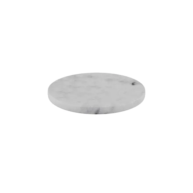 TAMPO DE MESA LATERAL PEDRA REDONDO 25 CM STON - BRANCO ESPÍRITO SANTO - Foto 1