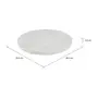 TAMPO DE MESA LATERAL PEDRA REDONDO 30 CM STON - BRANCO ESPÍRITO SANTO - Foto 4