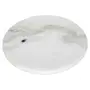 TAMPO DE MESA LATERAL PEDRA REDONDO 30 CM STON - BRANCO ESPÍRITO SANTO - Foto 1