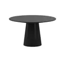 PRETO/PRETO BRILHANTE - MESA REDONDA 1,35 M MAK