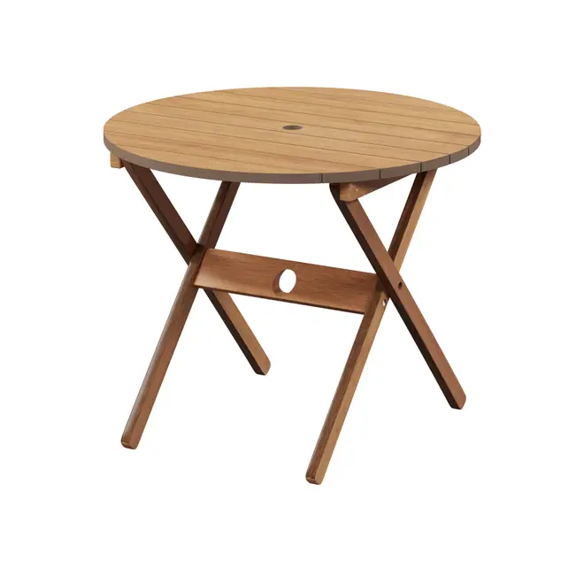 MESA DOBRÁVEL REDONDA 90 CM LEME - TAMARINDO - Foto 1