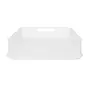CESTO 38 CM X 31 CM X 8 CM GREAT - BRANCO TRANSLUCIDO - Foto 3