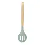 COLHER VAZADA 31 CM SILIBOO - SÁLVIA/BAMBU - Foto 4