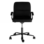 CADEIRA DE ESCRITÓRIO JOB - PRETO/PRETO - Foto 1