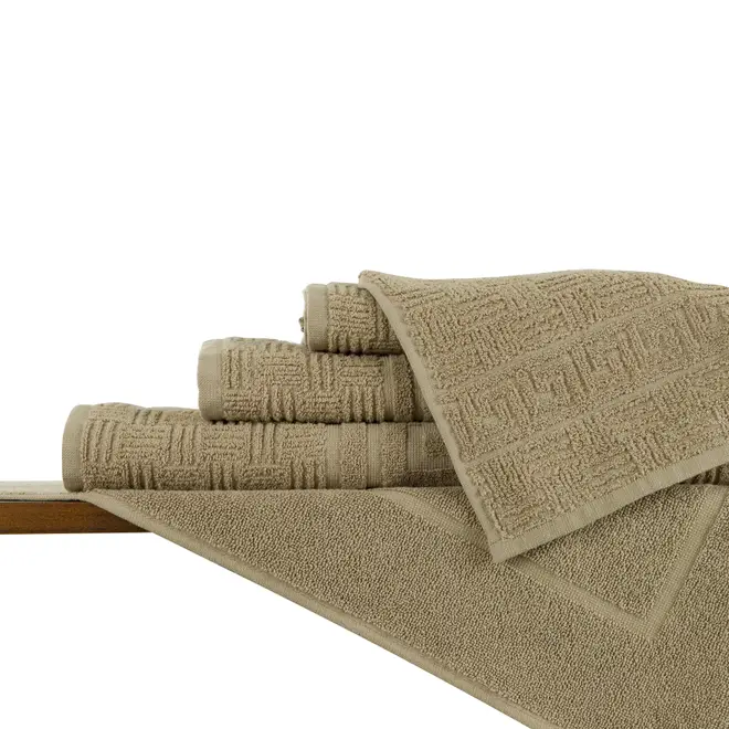 TOALHA ROSTO 90 CM X 48 CM ATHENES - BEGE - Foto 4