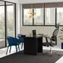 CADEIRA DE ESCRITÓRIO ALTA FISIO - CROMADO/PRETO - Foto 3