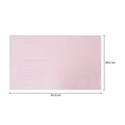 TOALHA DE PISO 80 CM X 48 CM VELVET - QUARTZO ROSA - Foto 9