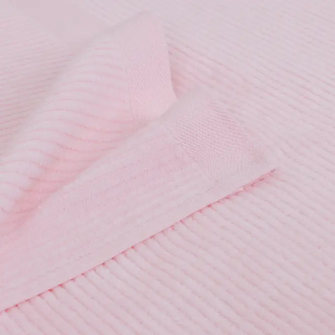 TOALHA DE BANHO GIGANTE 1,50 M X 1 M VELVET - QUARTZO ROSA - Foto 2