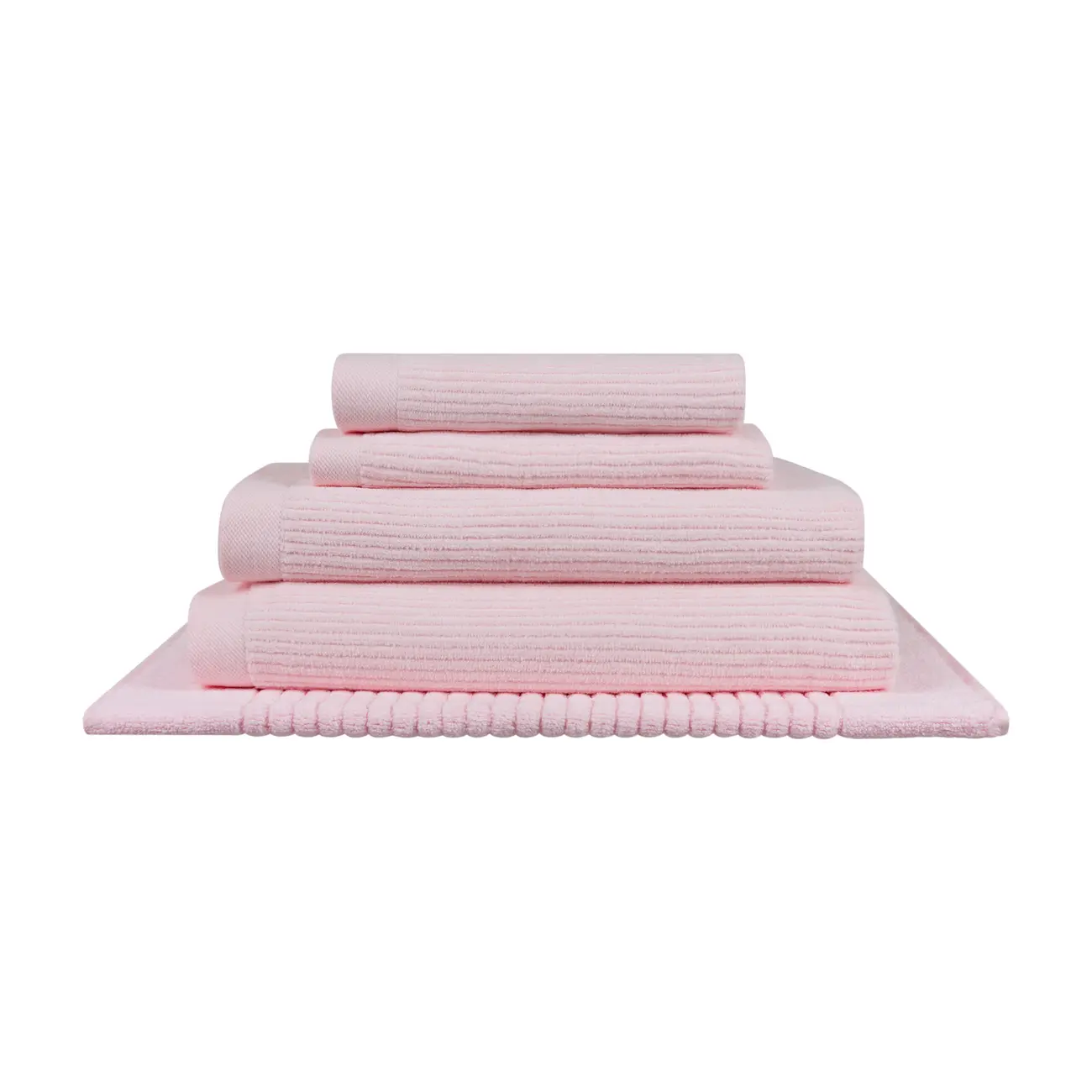 TOALHA DE ROSTO 90 CM X 48 CM VELVET - QUARTZO ROSA - Foto 3