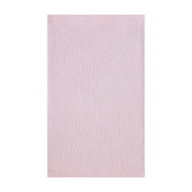 TOALHA DE LAVABO 50 CM X 30 CM VELVET - QUARTZO ROSA - Foto 5