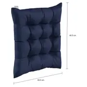 FUTON ALMOFADA 40 CM GARDEN - AZUL ESCURO - Foto 2