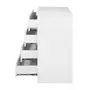 CÔMODA 4 GAVETAS 90 CM X 45 CM MINCE - BRANCO - Foto 4