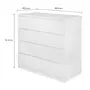 CÔMODA 4 GAVETAS 90 CM X 45 CM MINCE - BRANCO - Foto 6