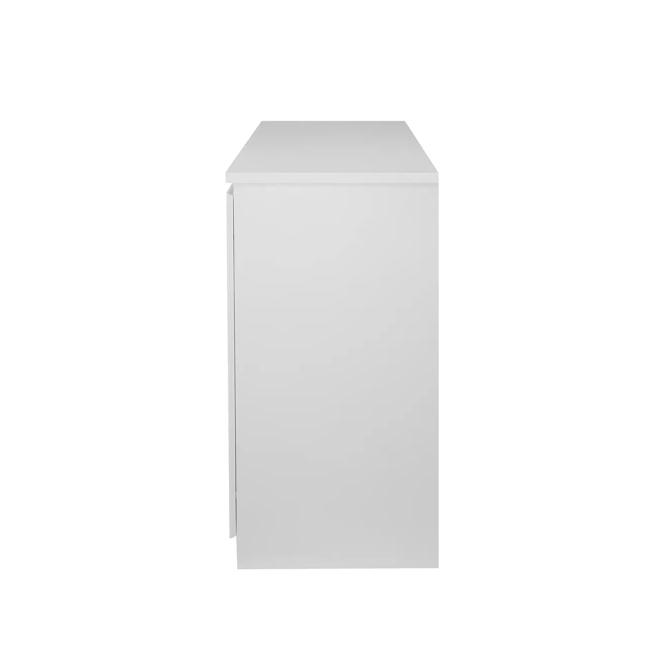 CÔMODA 4 GAVETAS/1 PORTA 1,35M X 45 CM MINCE - BRANCO - Foto 2