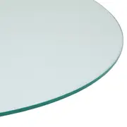 TAMPO DE MESA VIDRO TEMPERADO REDONDO 10 MM X 1,22 M - INCOLOR - Foto 3