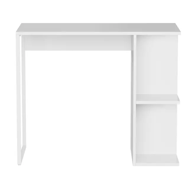 ESCRIVANINHA 90 CM X 45 CM SIMPLE - BRANCO/BRANCO - Foto 1