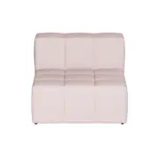 SOFÁ MODULAR 1 LUGAR SOFO - MIXY QUARTZO ROSA - Foto 1