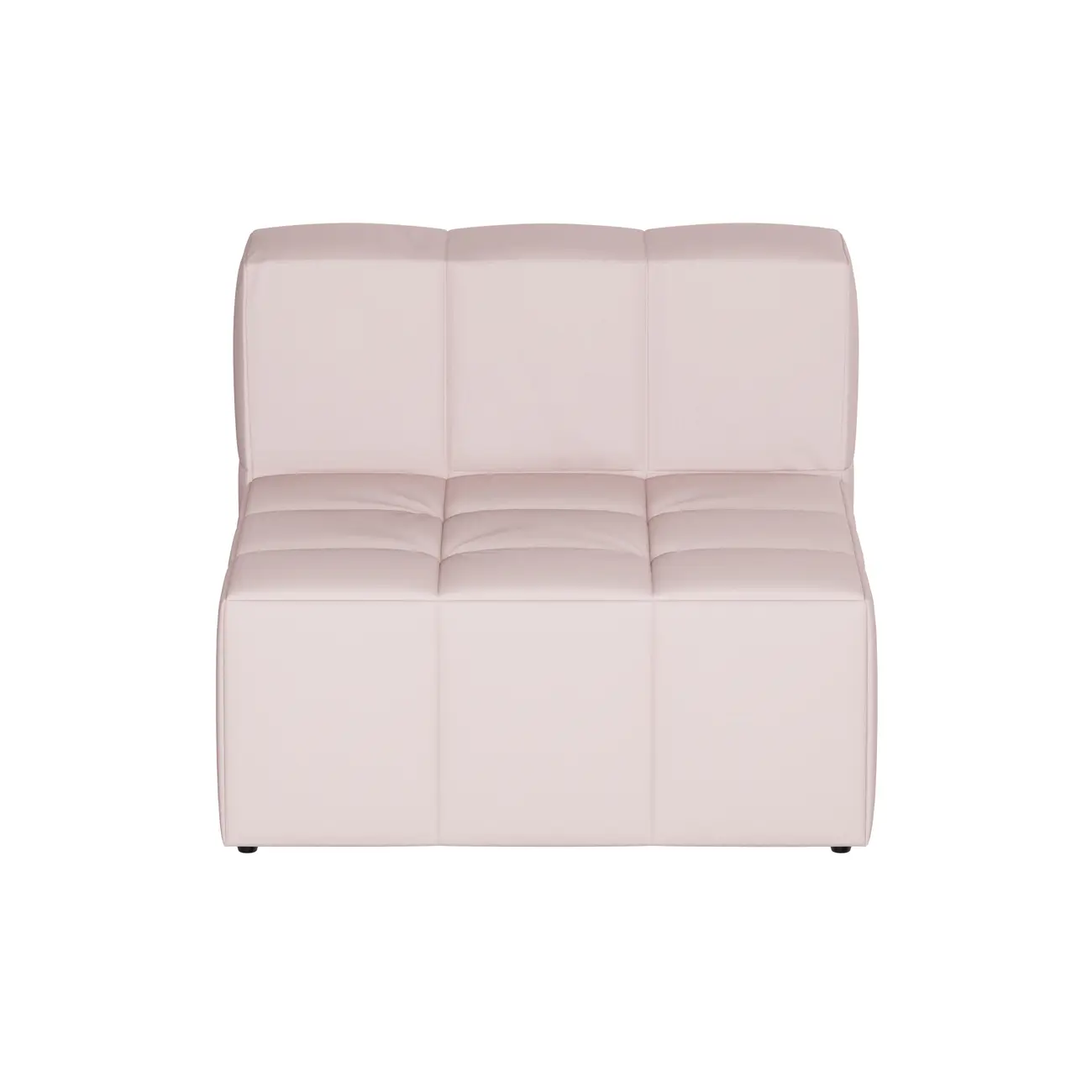 SOFÁ MODULAR 1 LUGAR SOFO - MIXY QUARTZO ROSA - Foto 1