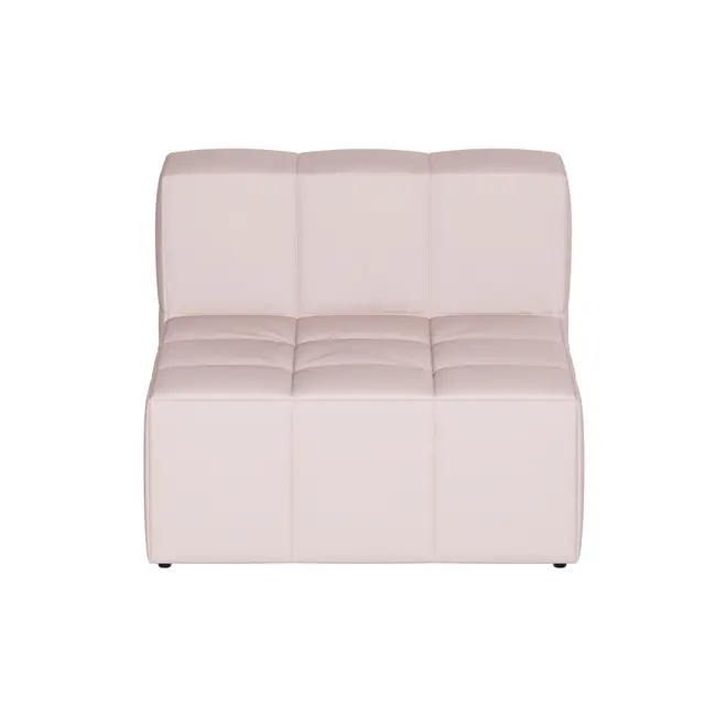 SOFÁ MODULAR 1 LUGAR SOFO - MIXY QUARTZO ROSA - Foto 1
