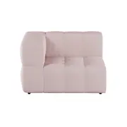 SOFÁ DE CANTO MODULAR SOFO - MIXY QUARTZO ROSA - Foto 1