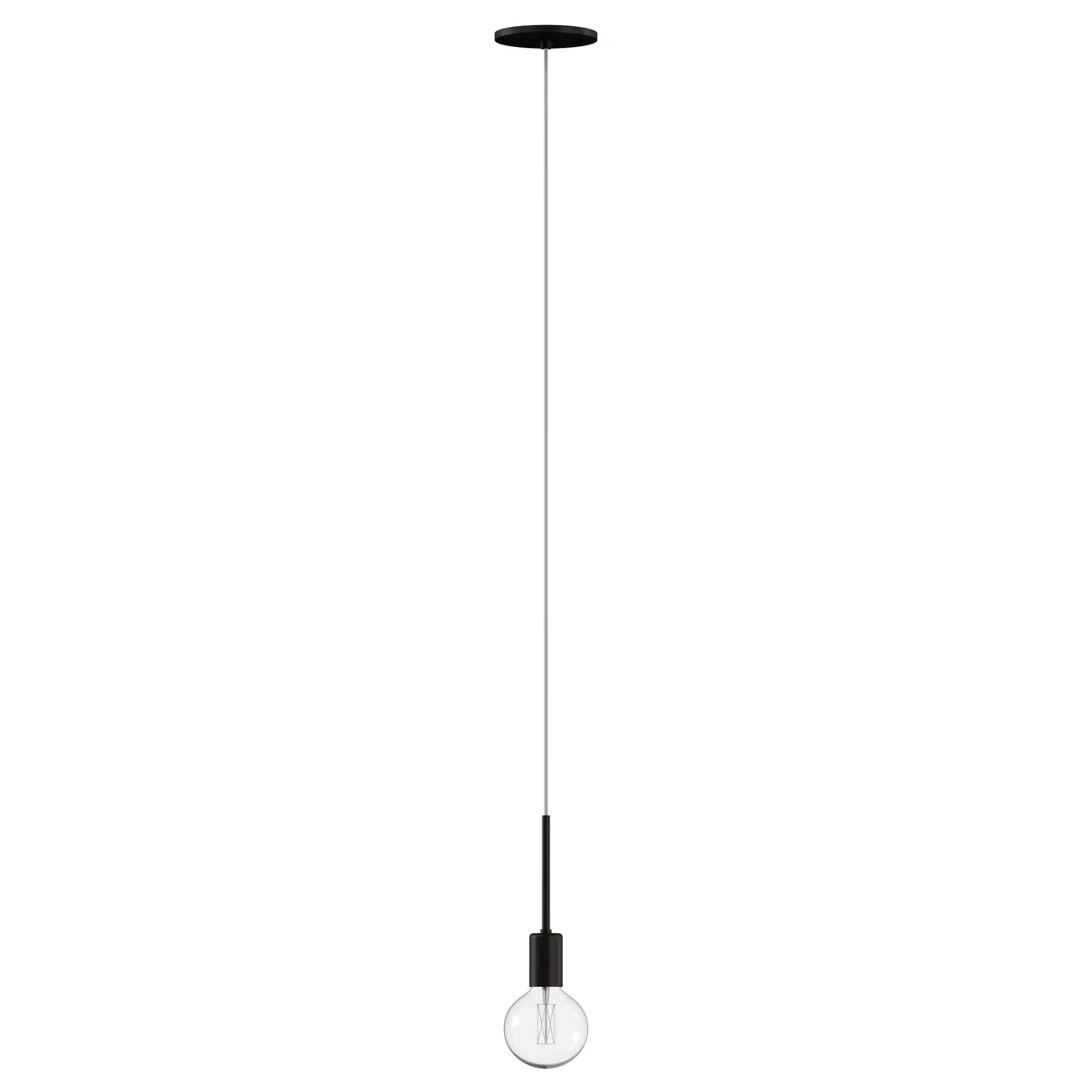 LUMINÁRIA DE TETO PIPE - PRETO - Foto 1