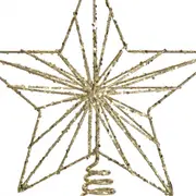ADORNO ESTRELA PONTEIRA 23 CM NATAL ASTRAL - OURO - Foto 4