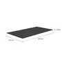 TAMPO DE VIDRO MESA 1 M X 55 CM STILT - PRETO - Foto 2