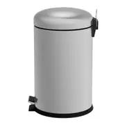 LIXEIRA COM PEDAL 12 L BRIXTON - INOX - Foto 2