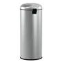 LIXEIRA COM PEDAL 30 L BRIXTON - INOX - Foto 3