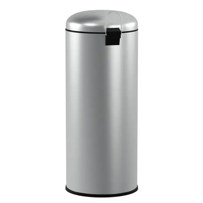 LIXEIRA COM PEDAL 30 L BRIXTON - INOX - Foto 3