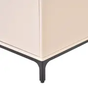 BUFFET 2 PORTAS/3 GAVETAS 1,80 M X 45 CM NASH - AREIA/PRETO - Foto 11
