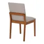 CADEIRA DE JANTAR FRAME - BEGE/NOZES - Foto 4
