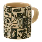 CANECA 140 ML SETE ERVAS AXÉ - ARGILA CRUA/VERDE - Foto 2