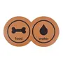 SORBET DE MANGA/PRETO - TAPETE PARA COMEDOURO PET FOOD WATER