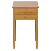 MESA DE CABECEIRA 2 GAVETAS MODEL - AMÊNDOA - Foto 1
