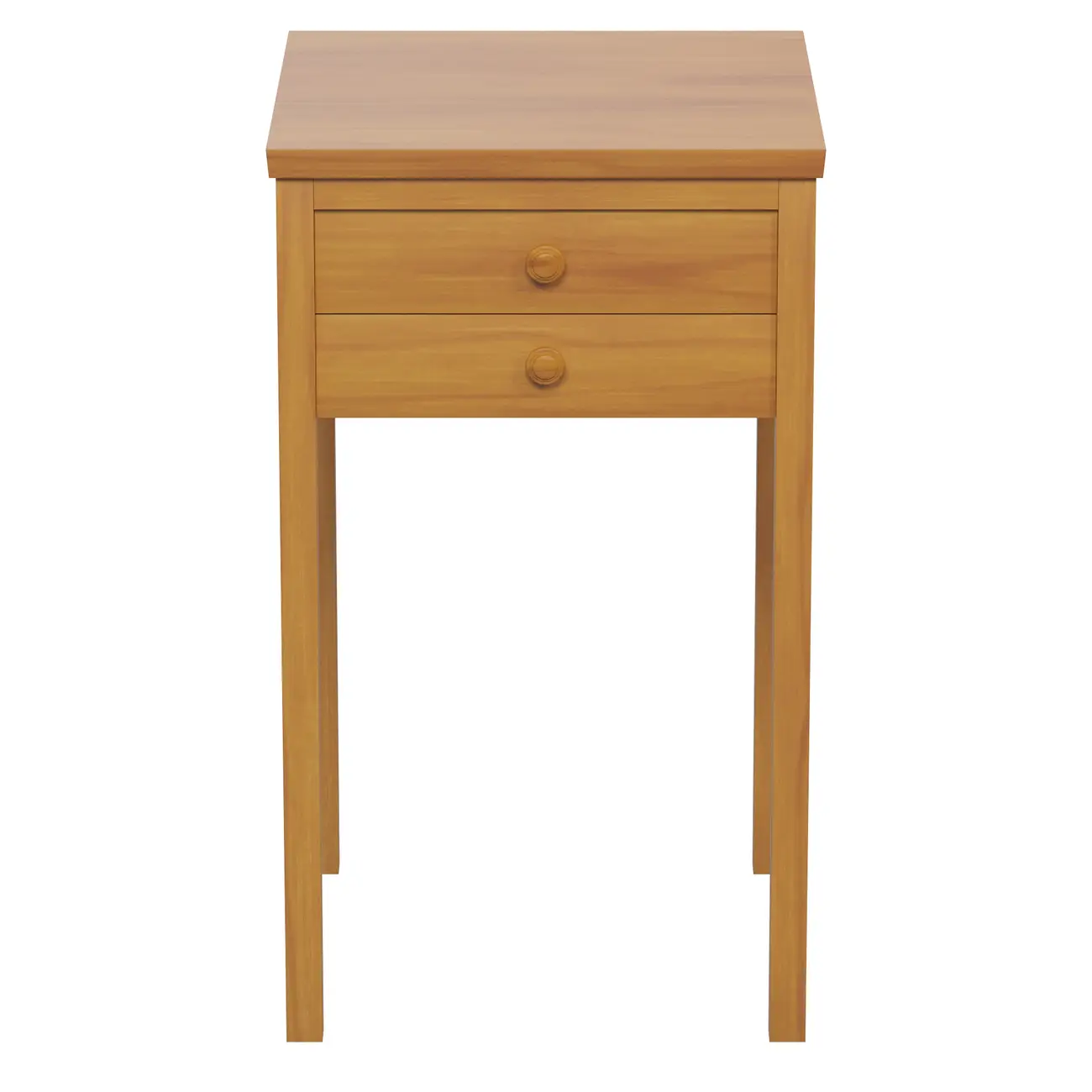 MESA DE CABECEIRA 2 GAVETAS MODEL - AMÊNDOA - Foto 1