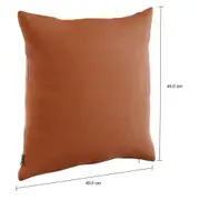 CAPA PARA ALMOFADA 45 CM X 45 CM LORD - COBRE - Foto 2
