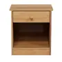 MESA DE CABECEIRA 1 GAVETA TIMBER - AMÊNDOA - Foto 1