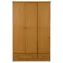GUARDA-ROUPA DE SOLTEIRO 3 PORTAS/2 GAVETAS TIMBER - AMÊNDOA - Foto 1