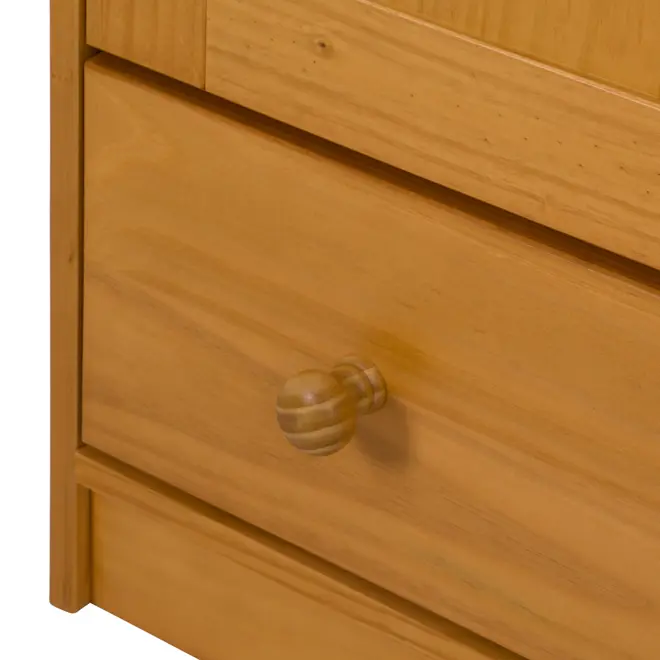 GUARDA-ROUPA DE SOLTEIRO 3 PORTAS/2 GAVETAS TIMBER - AMÊNDOA - Foto 8