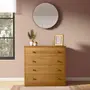 CÔMODA 4 GAVETAS 87 CM X 43 CM TIMBER - AMÊNDOA - Foto 26
